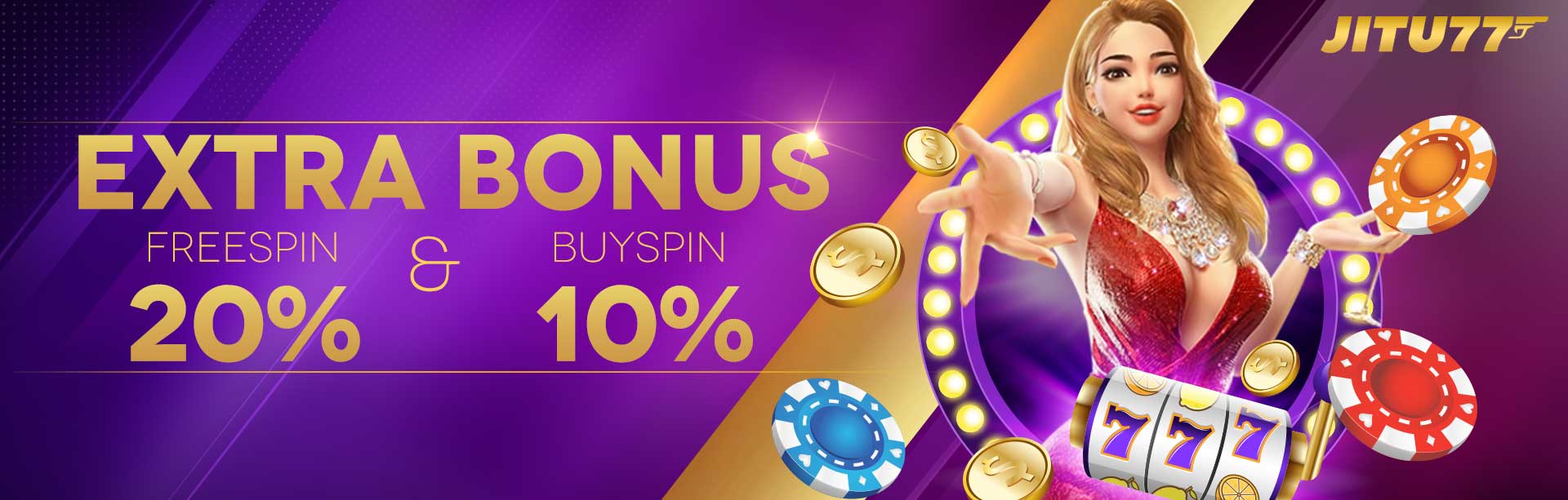 BONUS FREESPIN MURNI 20% & BUY FREESPIN 10%