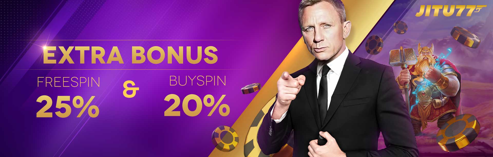 BONUS FREESPIN MURNI 20% & BUY FREESPIN 10%