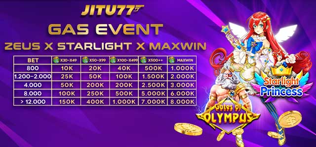 EVENT GEBYAR ZEUS x STARLIGHT x MAXWIN