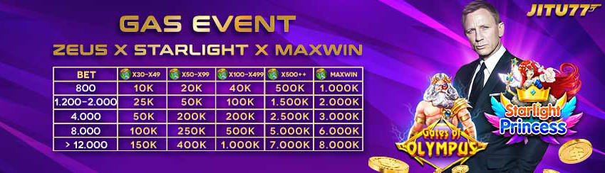 EVENT GEBYAR ZEUS x STARLIGHT x MAXWIN