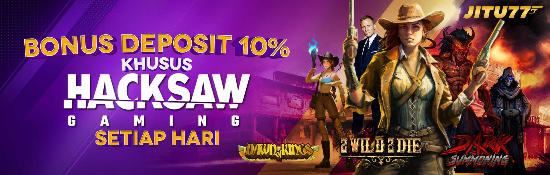 Bonus Deposit Harian Slot 10% hacksaw gaming Tiap Harinya