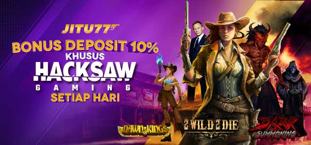 Bonus Deposit Harian Slot 10% hacksaw gaming Tiap Harinya